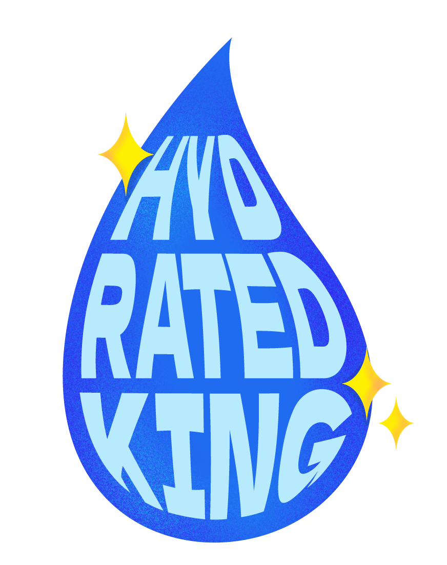 Hydrated King Sticker