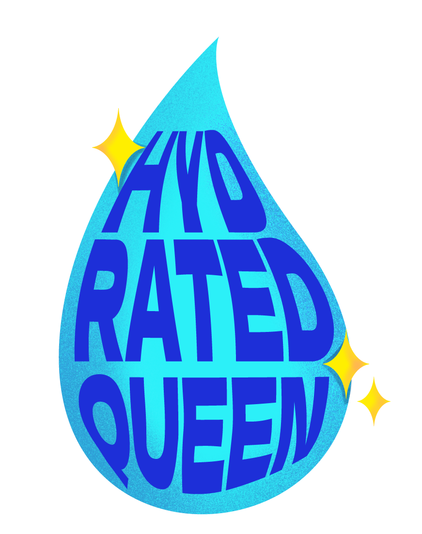 Hydrated Queen Sticker